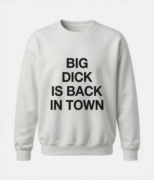 Big Dick is Back in Town Sweater
